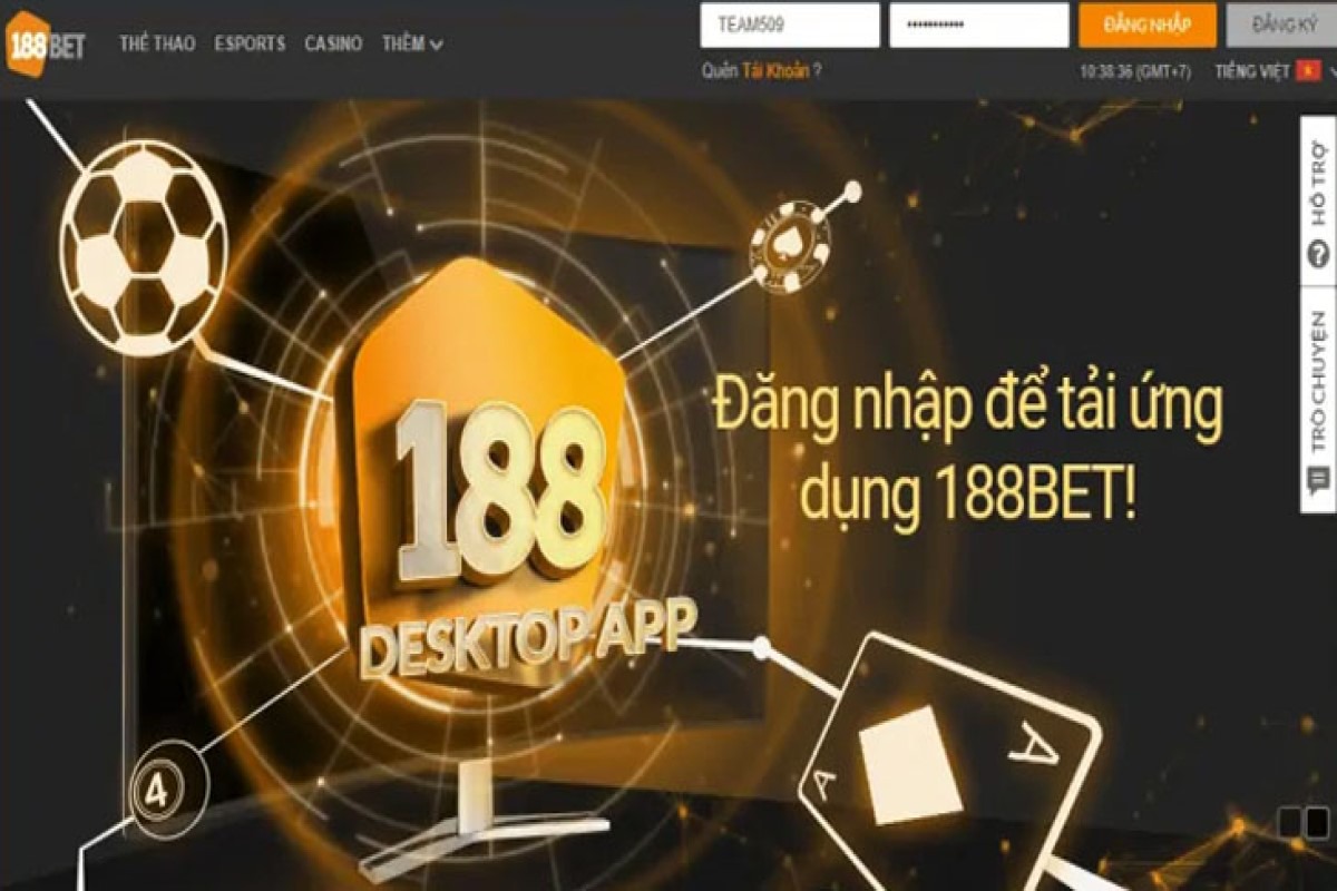 Đăng nhập để tải ứng dụng 188BET
