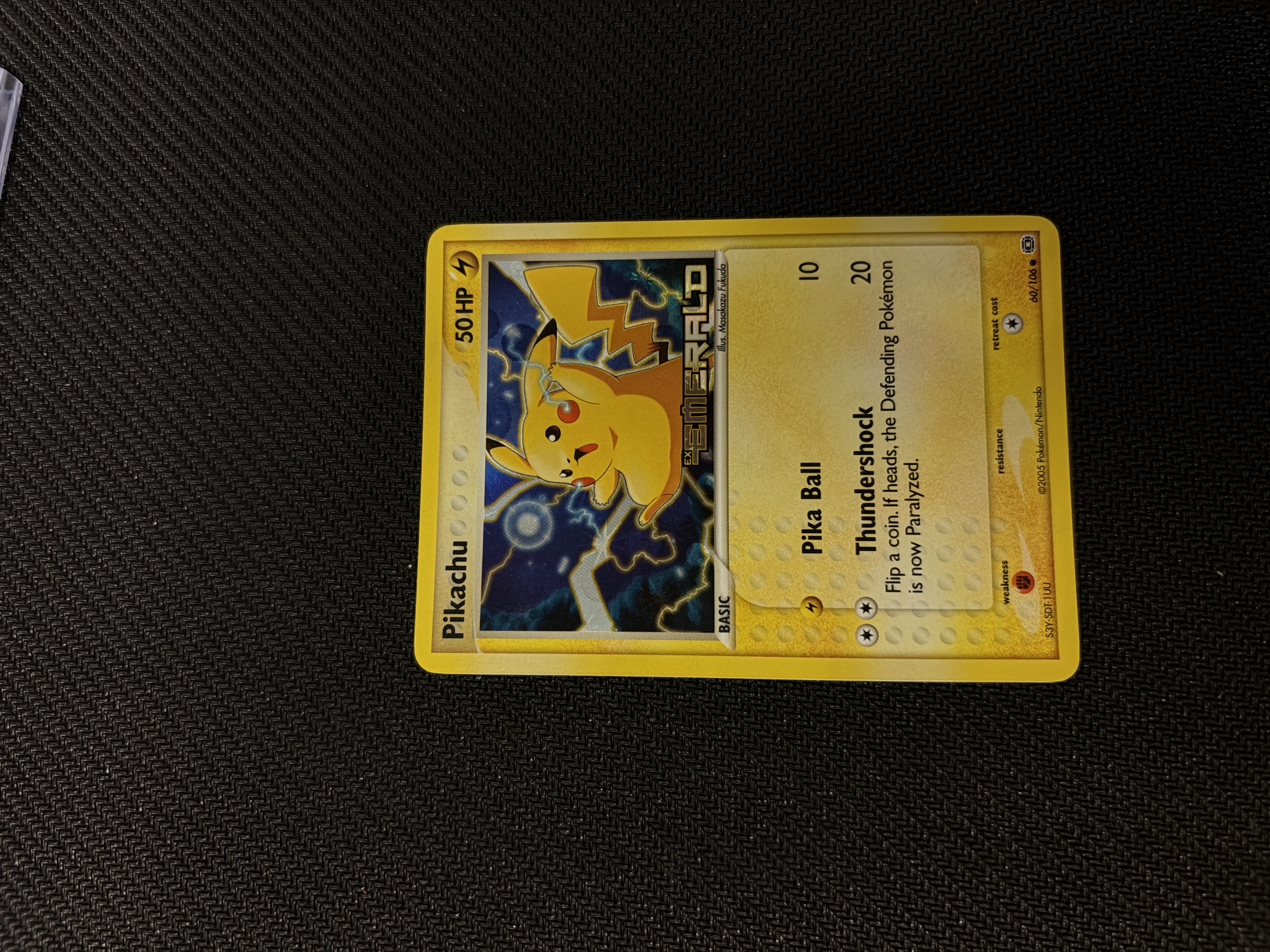 Pikachu from Ex Emerald