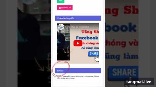 Dịch vụ tăng share Youtube tại Tangmat.live