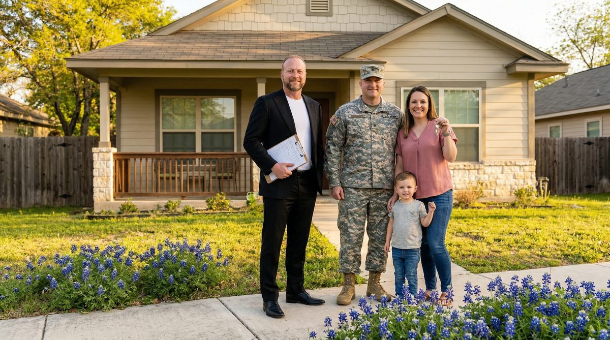 Military family buying a home in San Antonio before summer PCS season 2026 — JBSA housing market strategy guide by Christopher Beal, Army veteran REALTOR