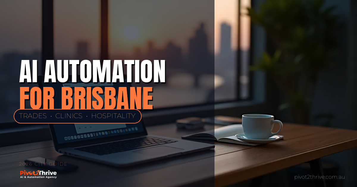 AI automation for Brisbane small businesses — Pivot2Thrive 2026 guide
