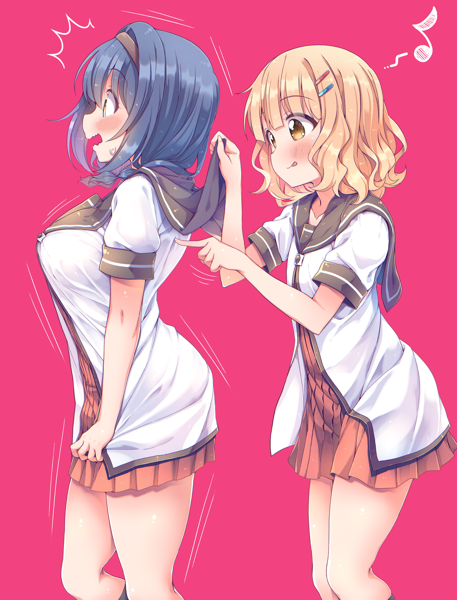 *poke* ♪ [YuruYuri]