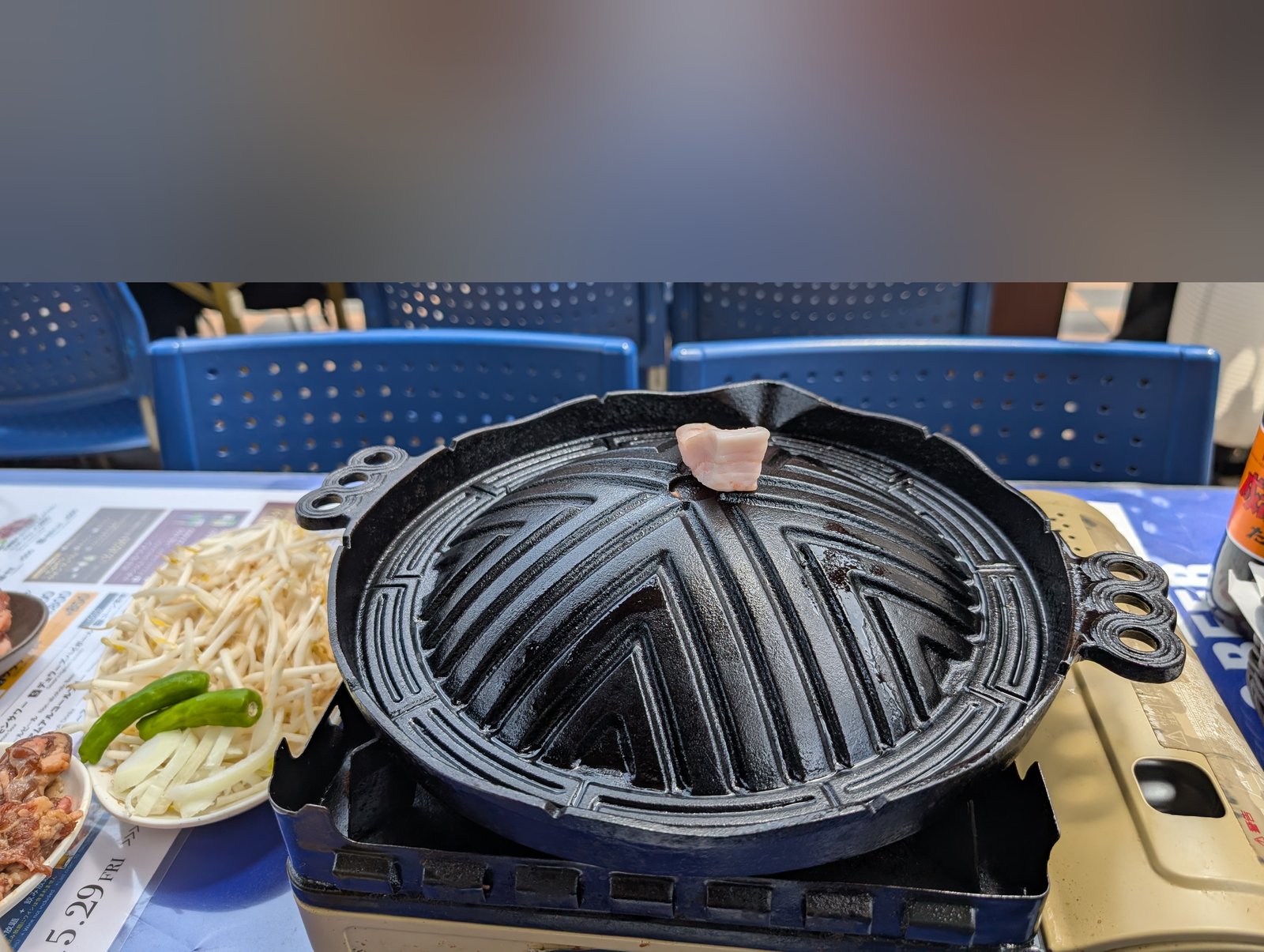 野菜を最初に入れる