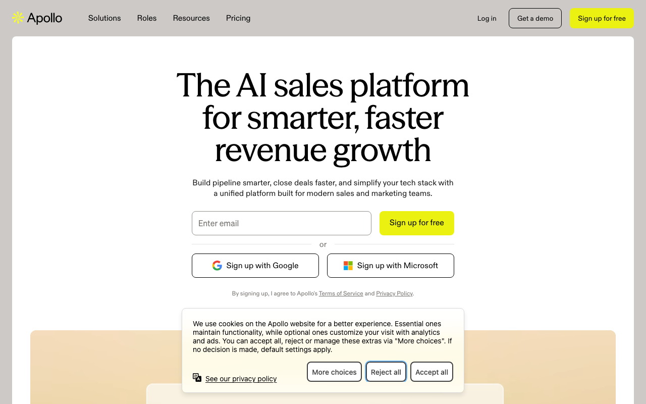 Apollo.io - AI sales platform for smarter revenue growth