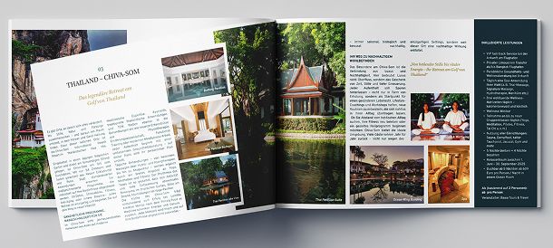 Brochure spread