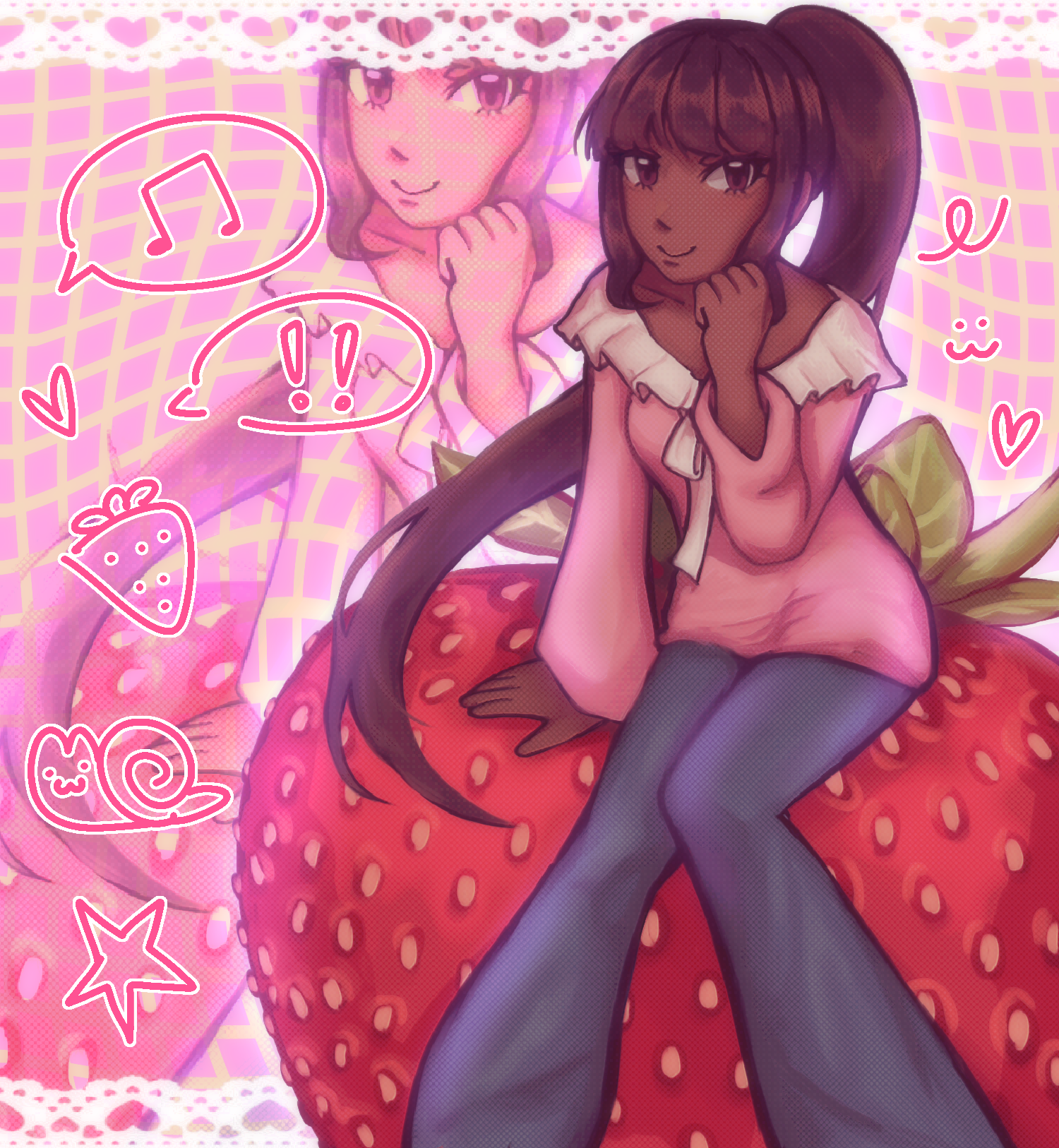 mar 1, a sweet strawberry girl