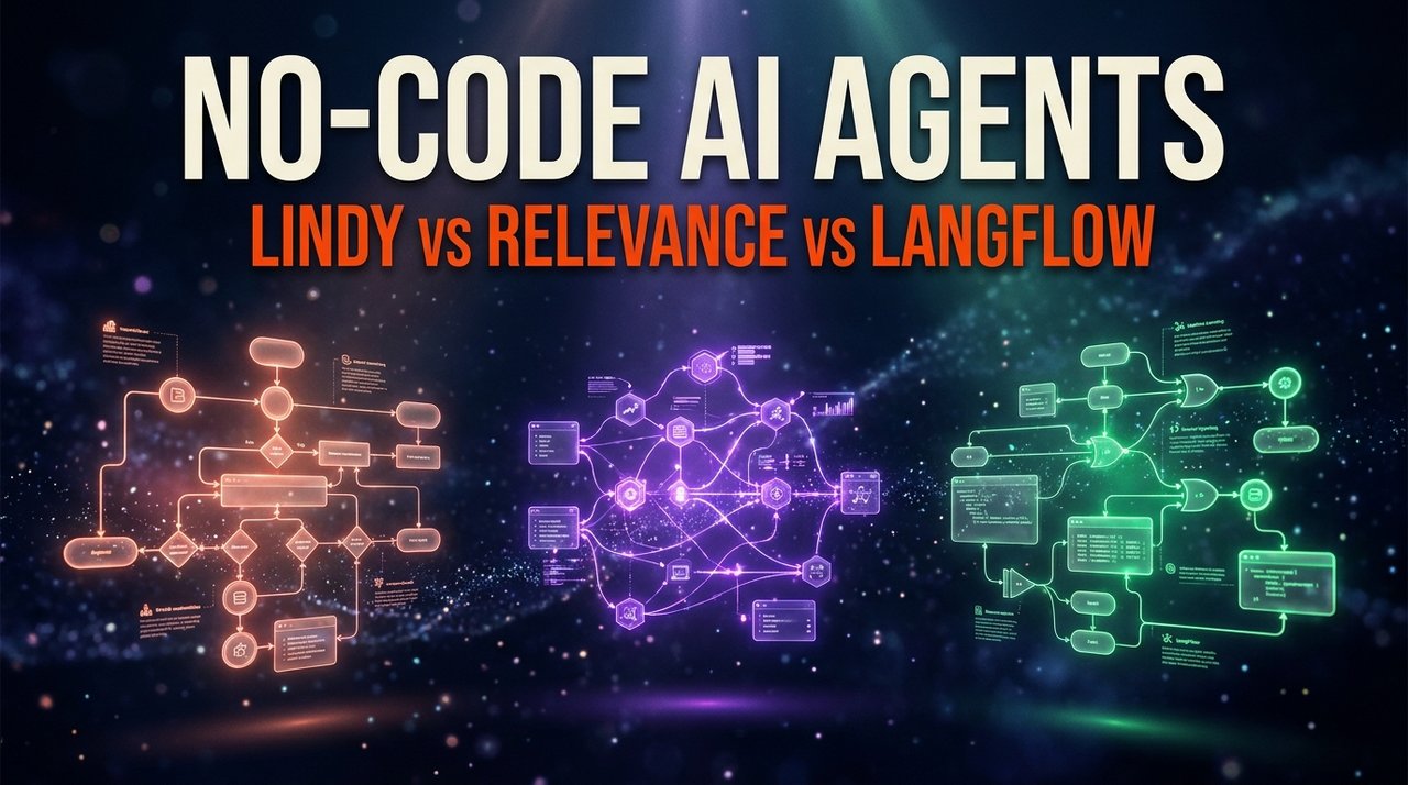 No-Code AI Agent Builders 2026: Lindy vs Relevance AI vs LangFlow