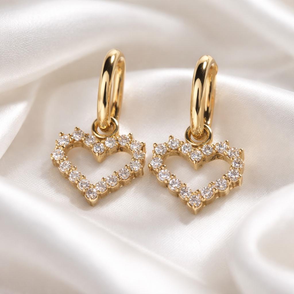 S. Steel Hanging Open Heart