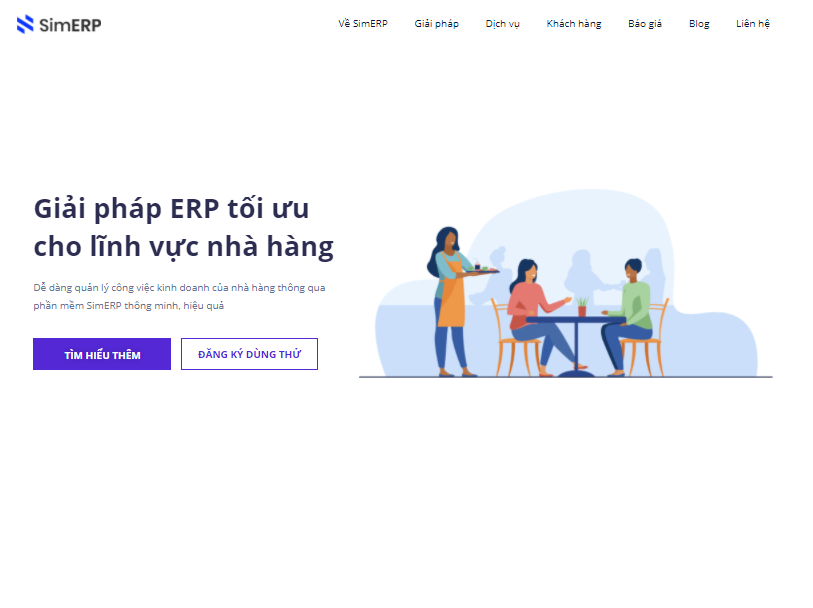 Quản lý chuỗi nhà hàng hiệu quả hơn với SimERP